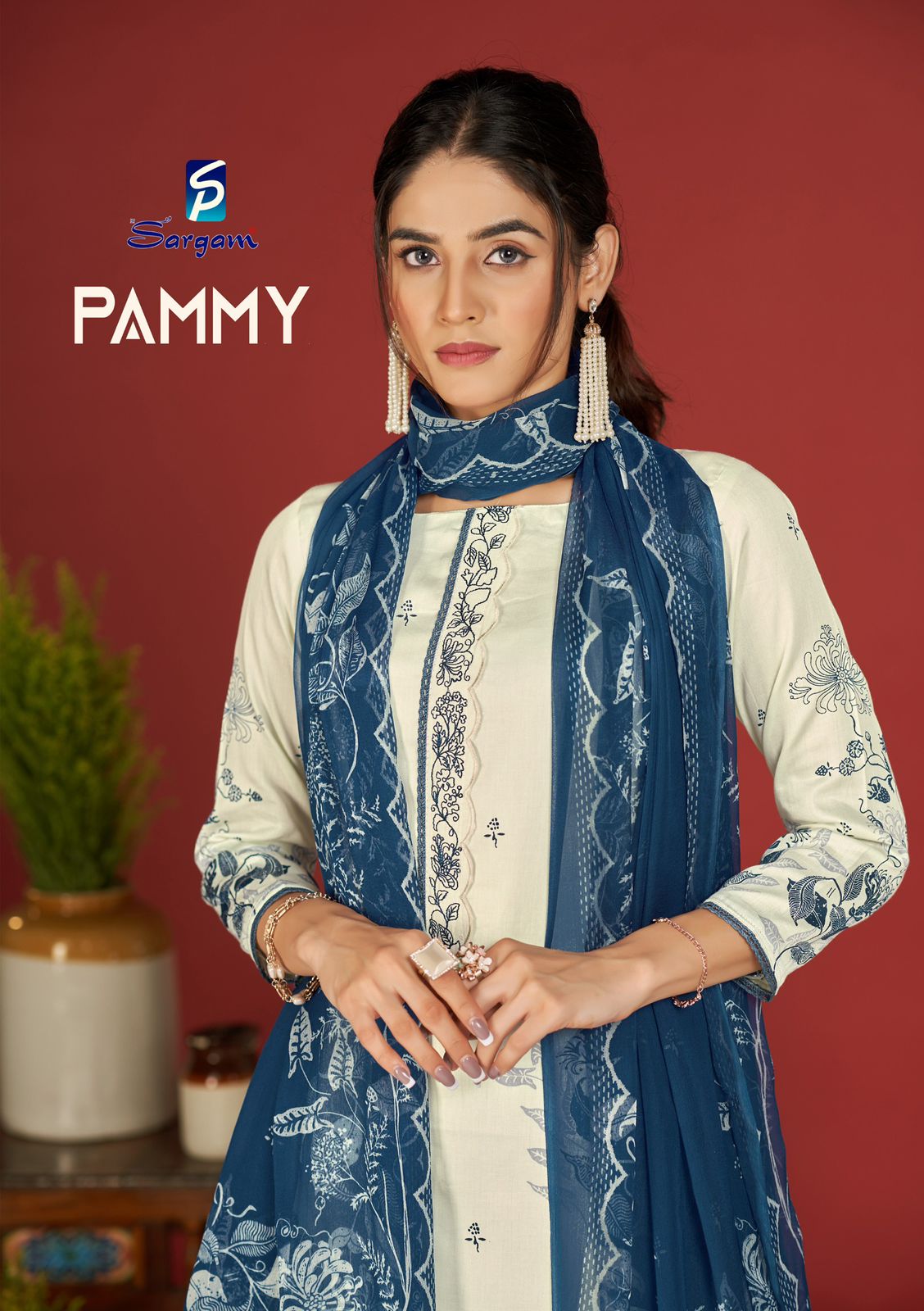 Pammy Sargam Prints Pure Jam Pant Style Suits Wholesale Price