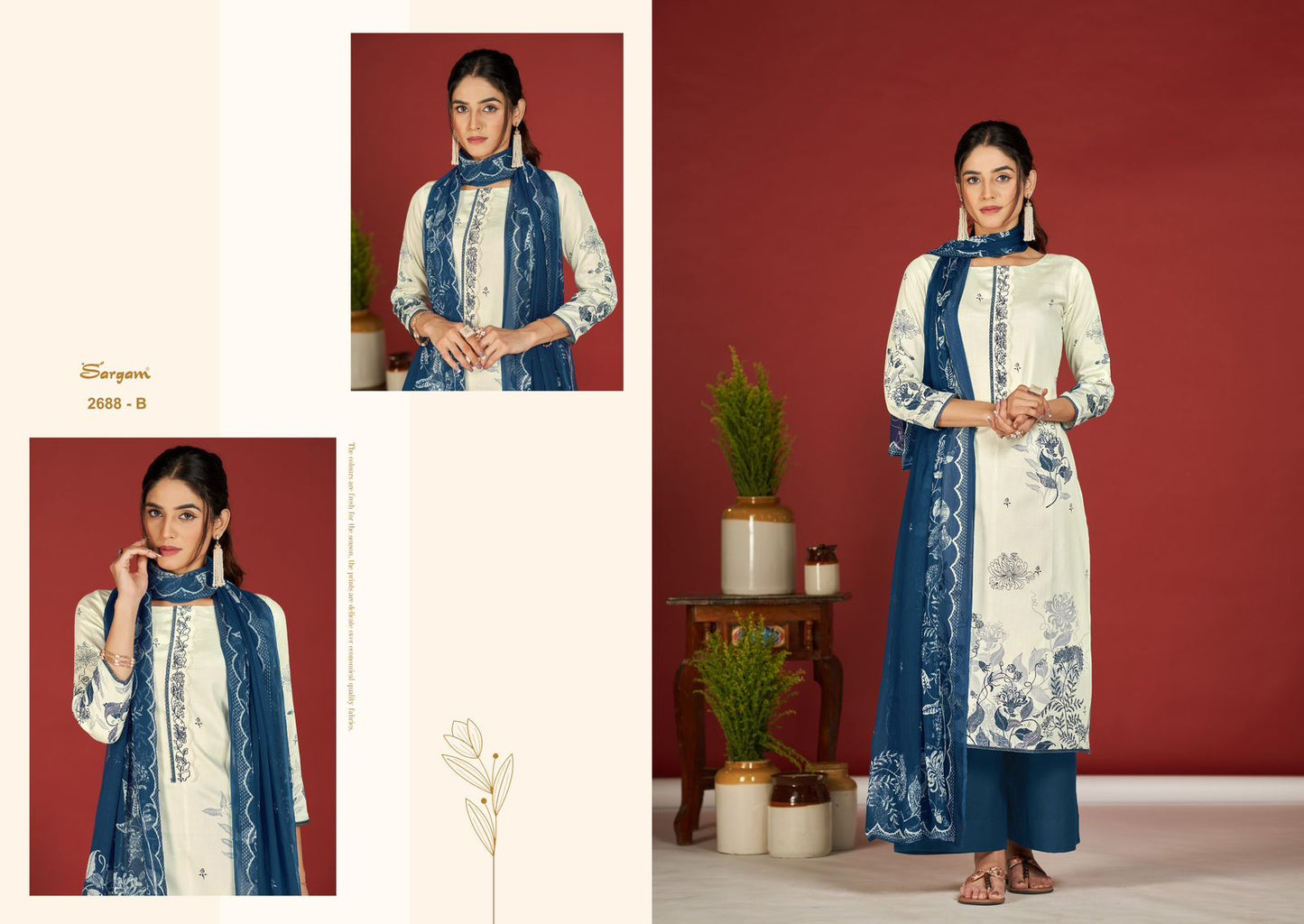 Pammy Sargam Prints Pure Jam Pant Style Suits Wholesale Price