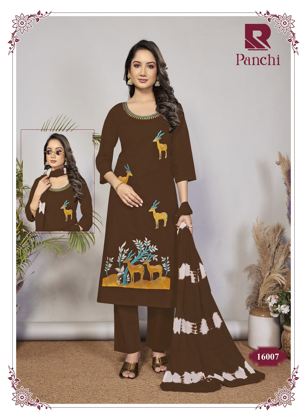 Panchi Raashi Cotton Readymade Pant Style Suits Manufacturer