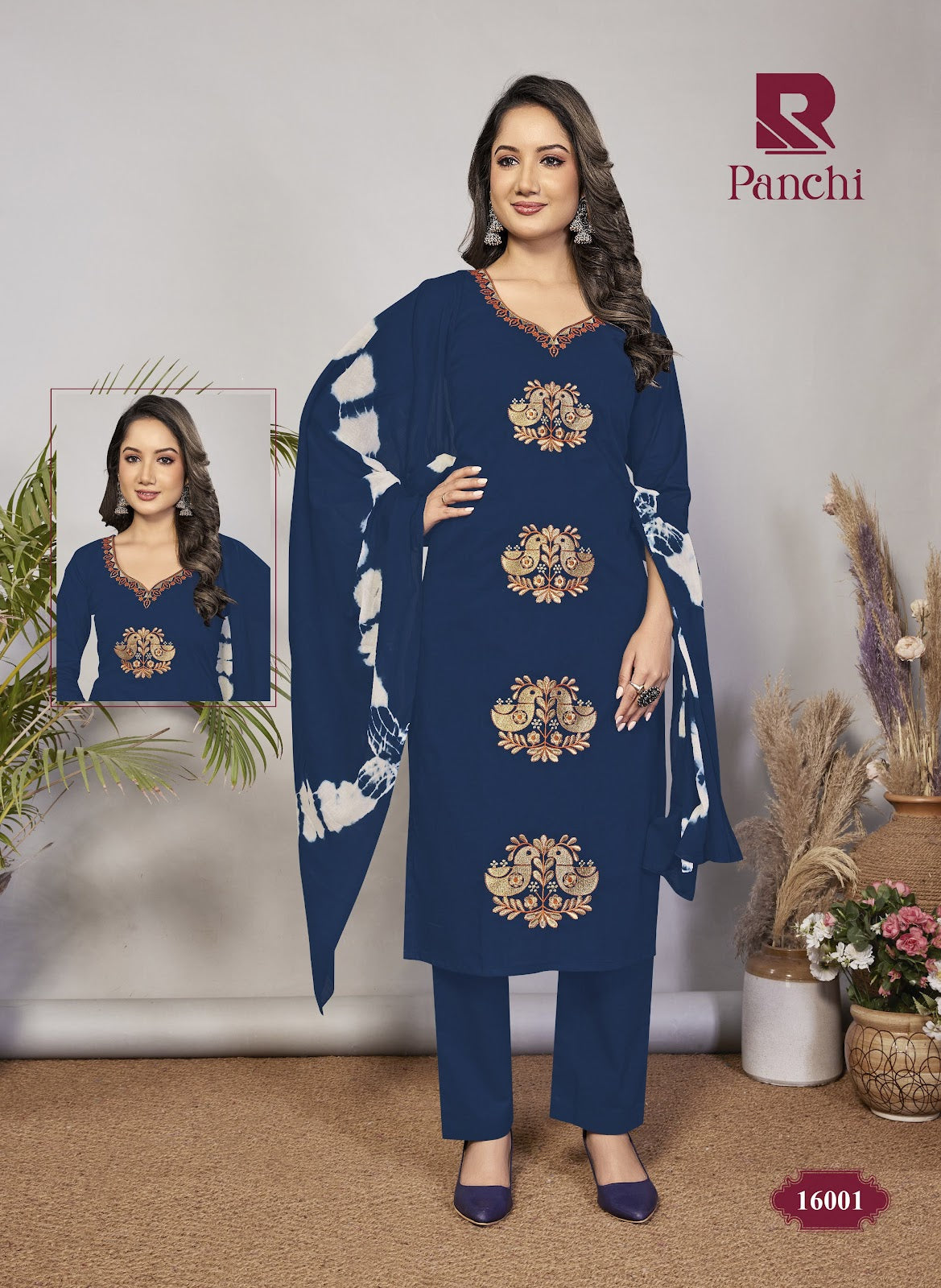 Panchi Raashi Cotton Readymade Pant Style Suits Manufacturer