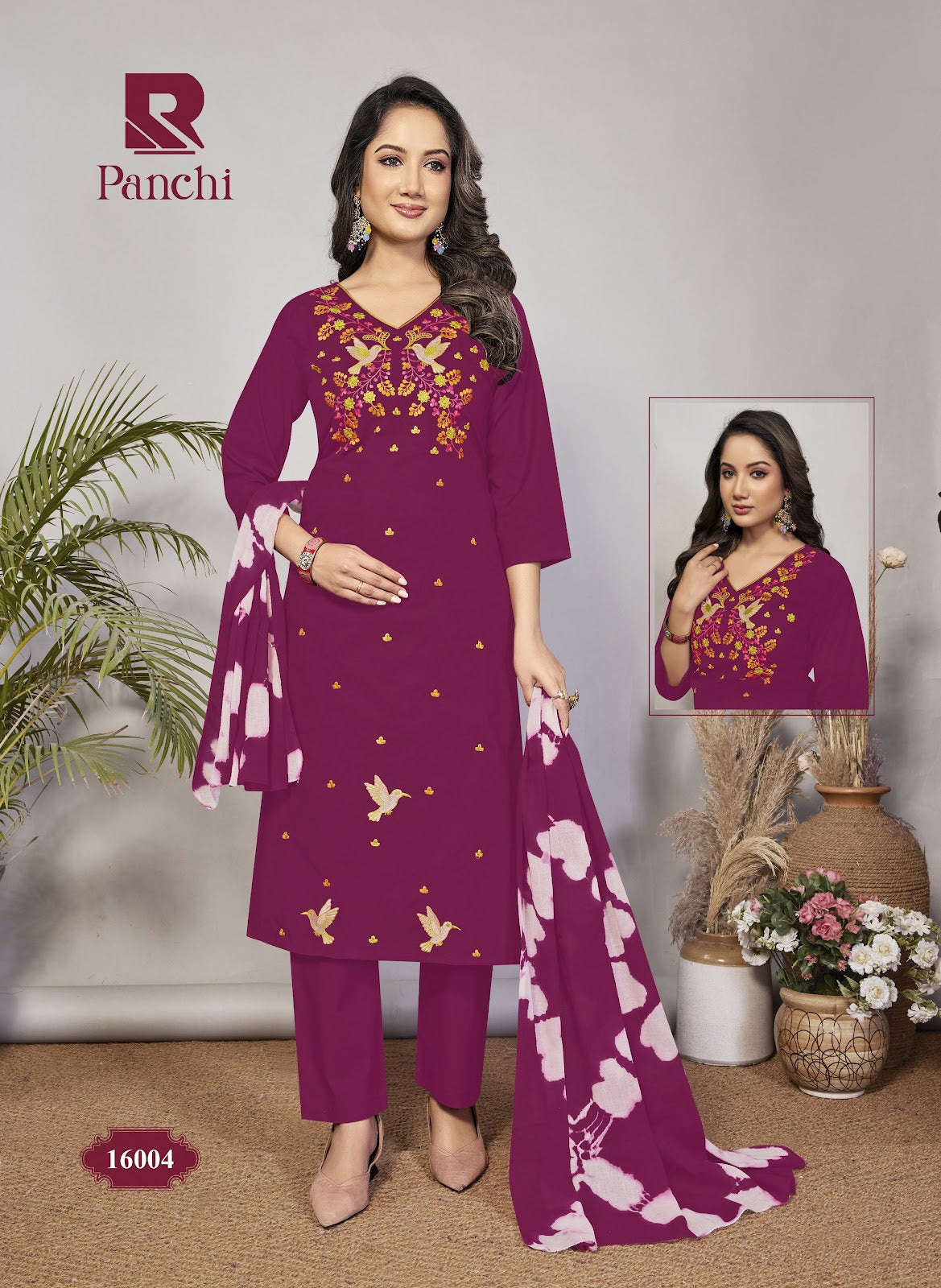 Panchi Raashi Cotton Readymade Pant Style Suits Manufacturer