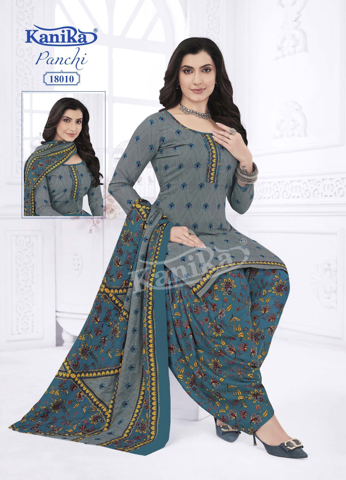 Panchi Vol 18 Kanika Readymade Cotton Patiyala Suits Wholesaler India