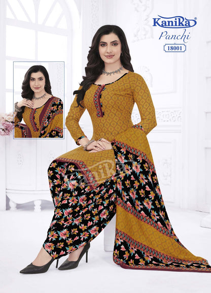 Panchi Vol 18 Kanika Readymade Cotton Patiyala Suits Wholesaler India