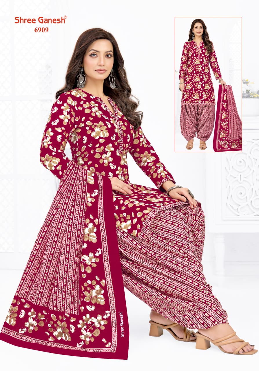 Panchi Vol 19 Shree Ganesh Cotton Dress Material Exporter