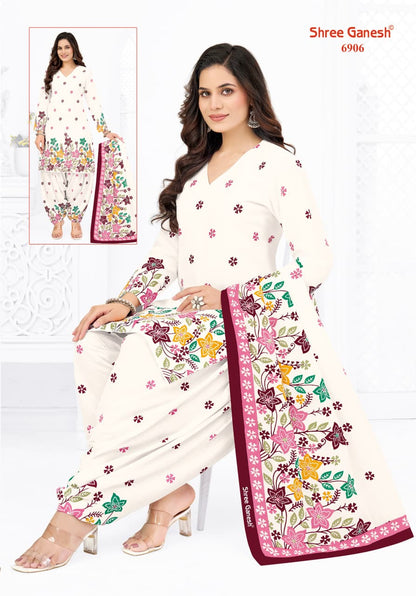 Panchi Vol 19 Shree Ganesh Cotton Dress Material Exporter