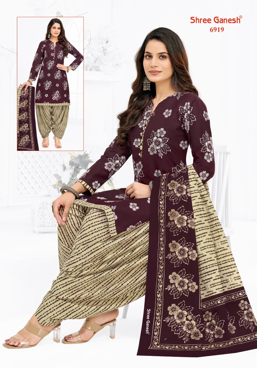 Panchi Vol 19 Shree Ganesh Cotton Dress Material Exporter