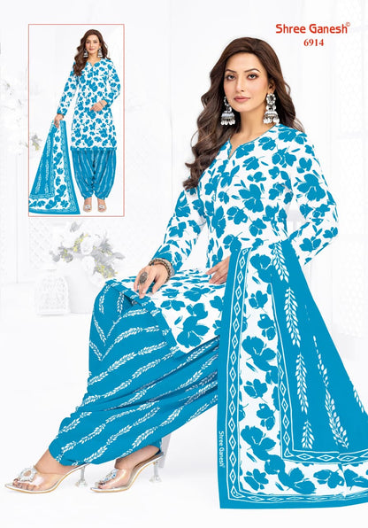Panchi Vol 19 Shree Ganesh Cotton Dress Material Exporter