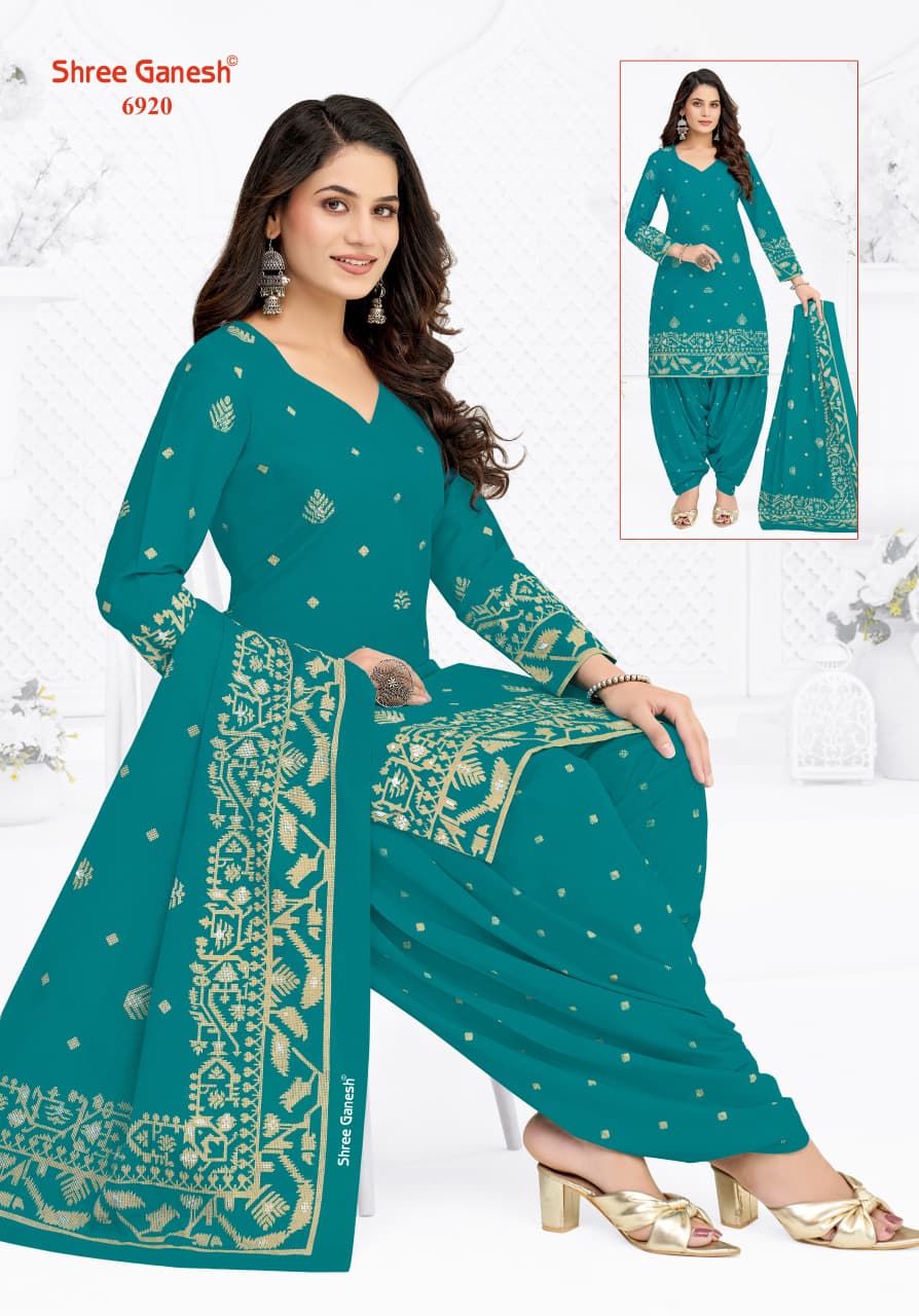 Panchi Vol 19 Shree Ganesh Cotton Dress Material Exporter
