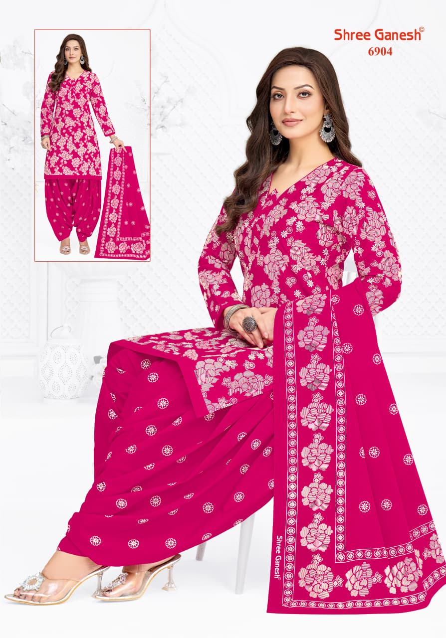 Panchi Vol 19 Shree Ganesh Cotton Dress Material Exporter