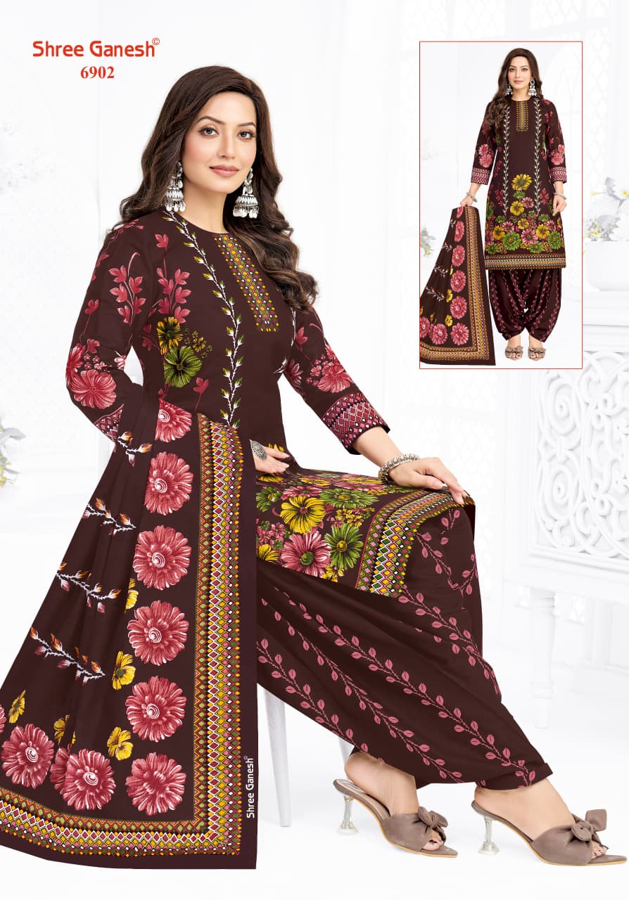 Panchi Vol 19 Shree Ganesh Cotton Dress Material Exporter