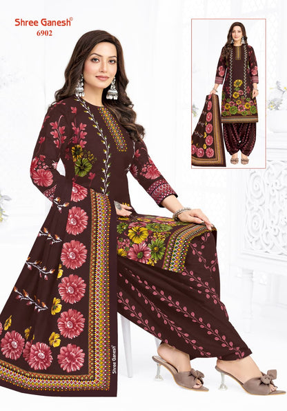 Panchi Vol 19 Shree Ganesh Cotton Dress Material Exporter