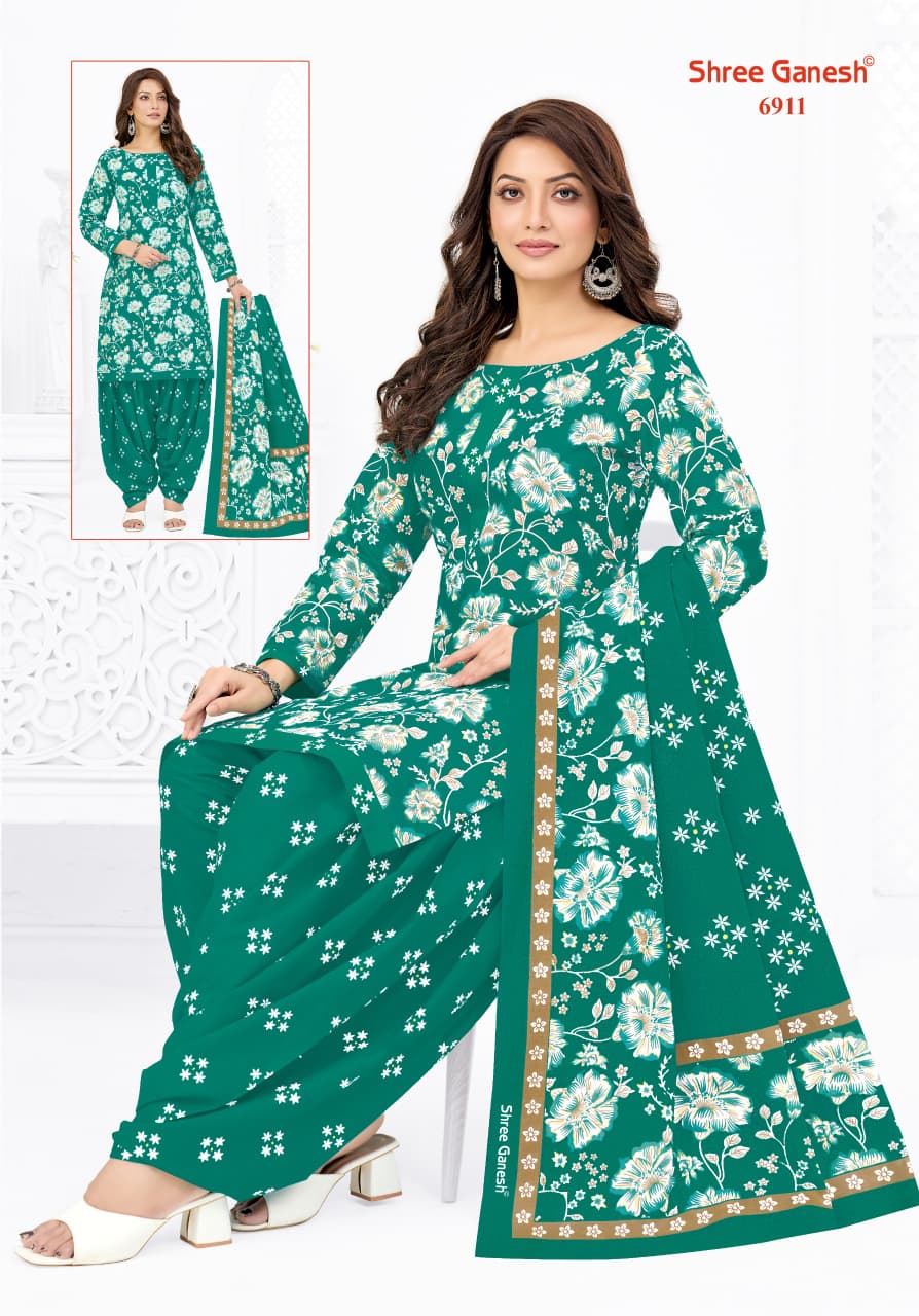 Panchi Vol 19 Shree Ganesh Cotton Dress Material Exporter