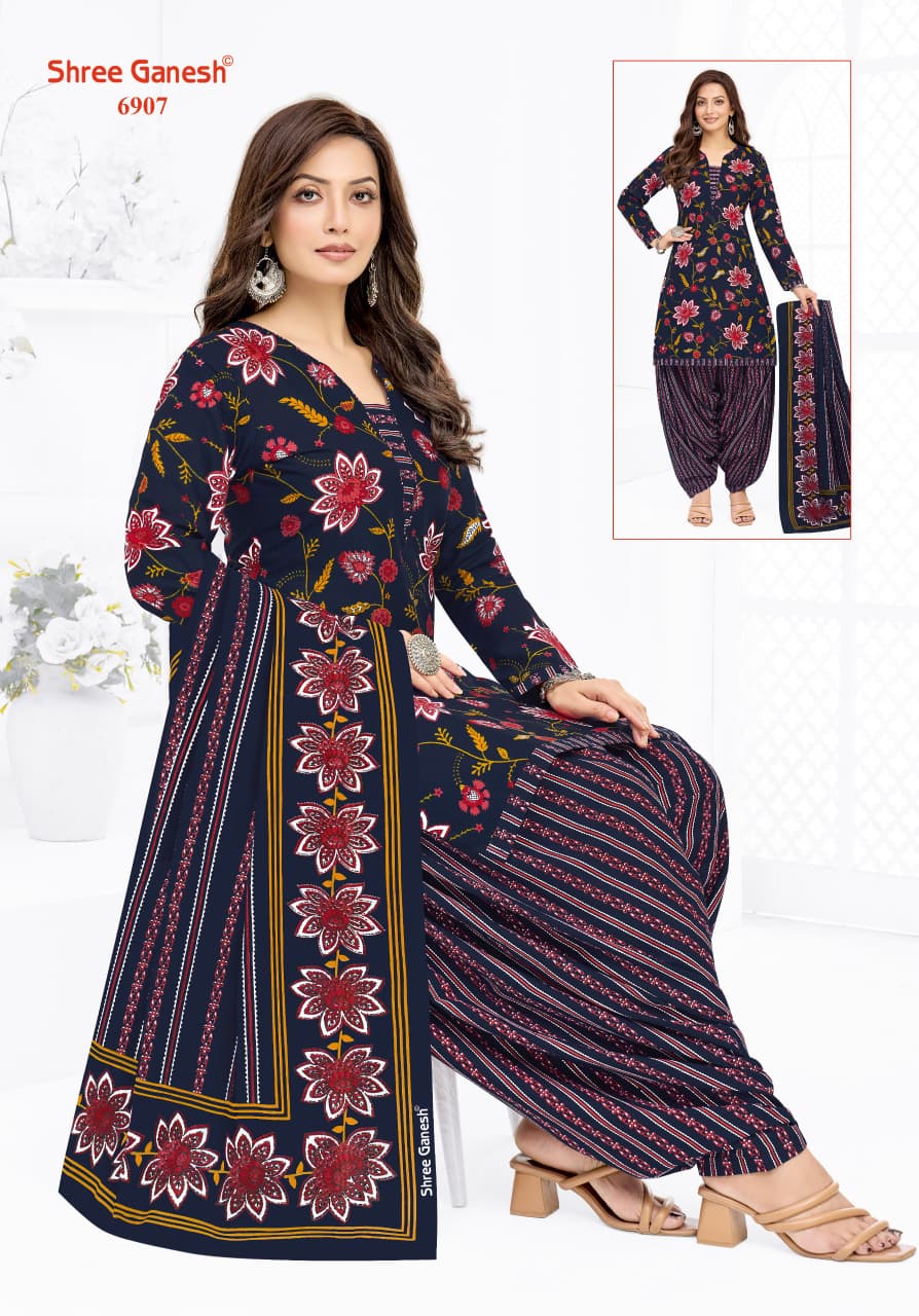 Panchi Vol 19 Shree Ganesh Cotton Dress Material Exporter