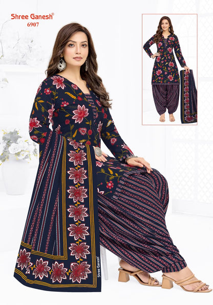 Panchi Vol 19 Shree Ganesh Cotton Dress Material Exporter
