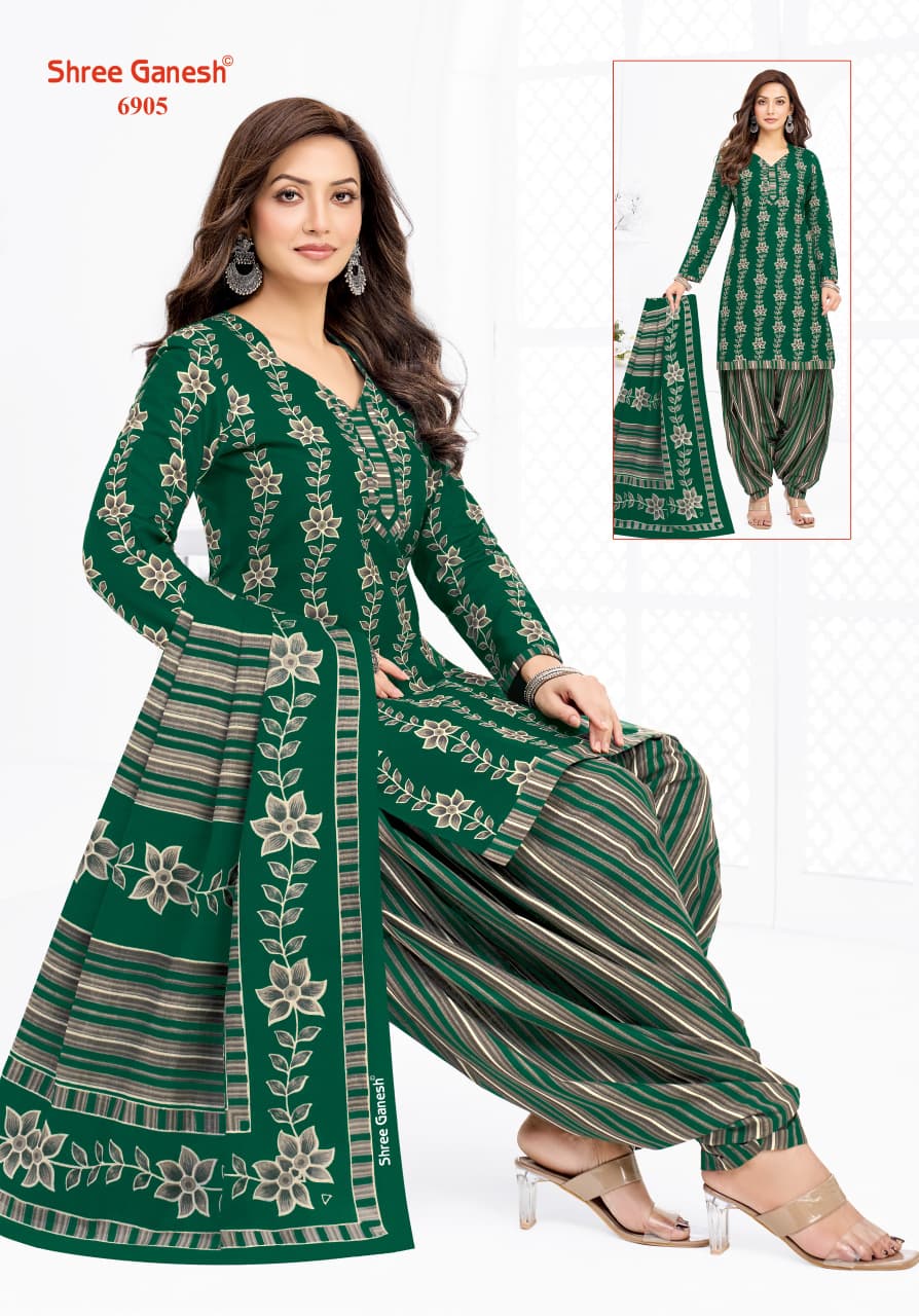 Panchi Vol 19 Shree Ganesh Cotton Dress Material Exporter