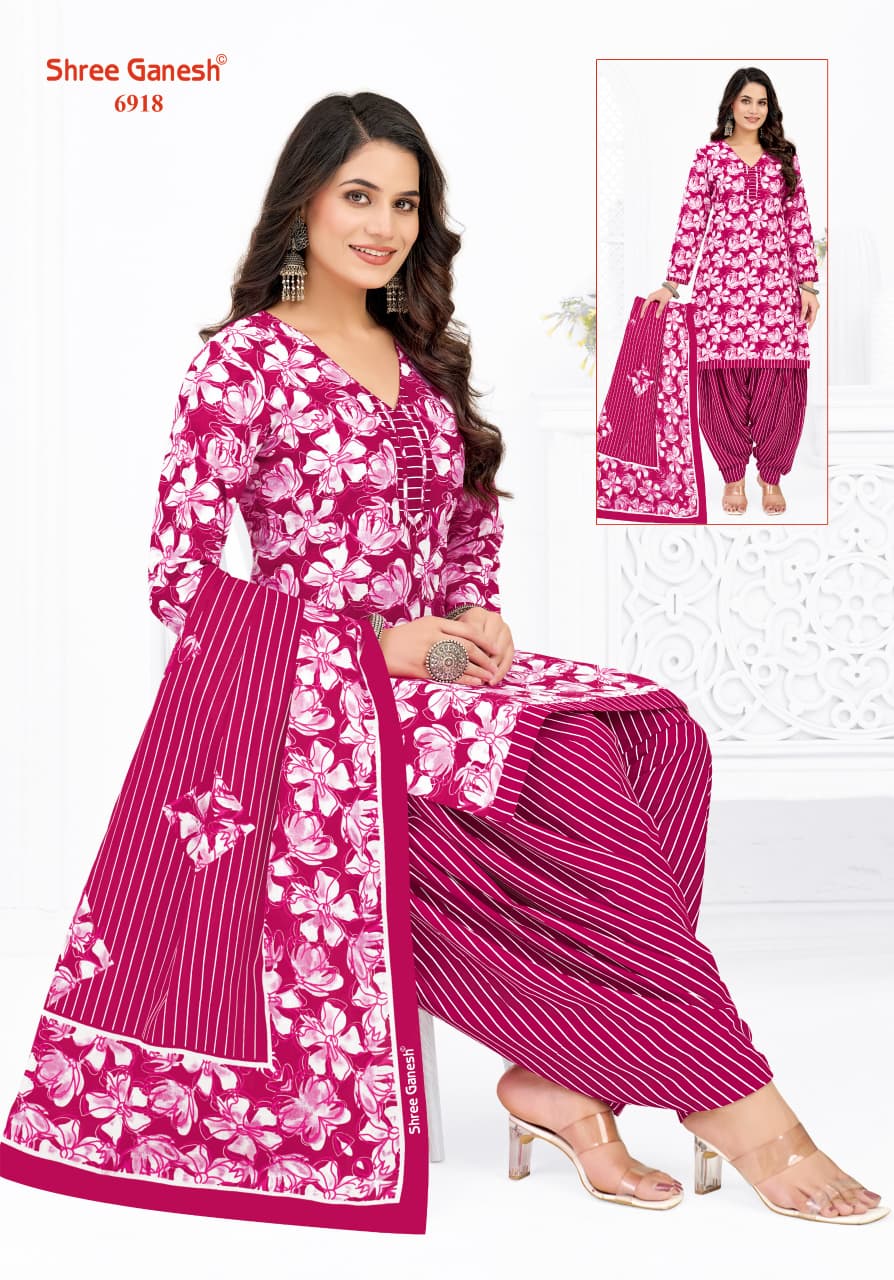 Panchi Vol 19 Shree Ganesh Cotton Dress Material Exporter