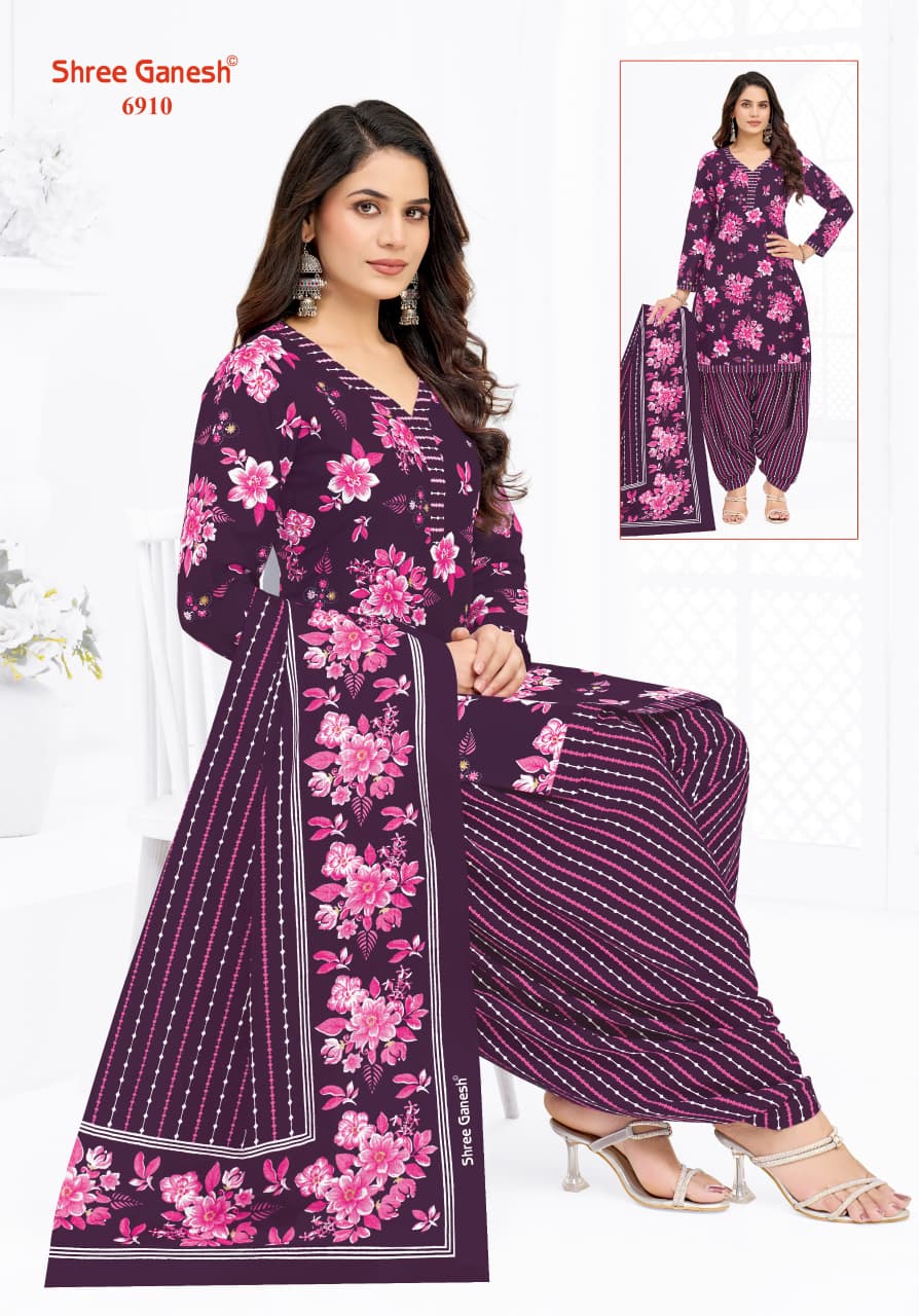 Panchi Vol 19 Shree Ganesh Cotton Dress Material Exporter