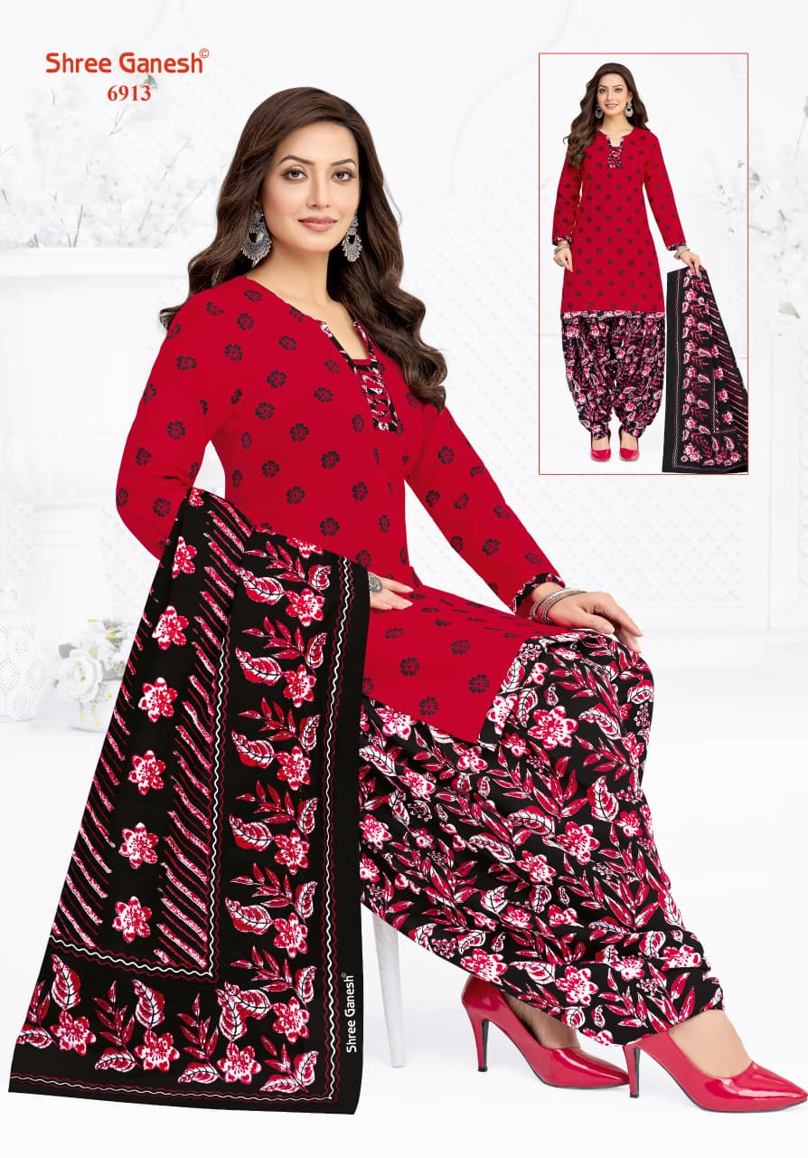 Panchi Vol 19 Shree Ganesh Cotton Dress Material Exporter