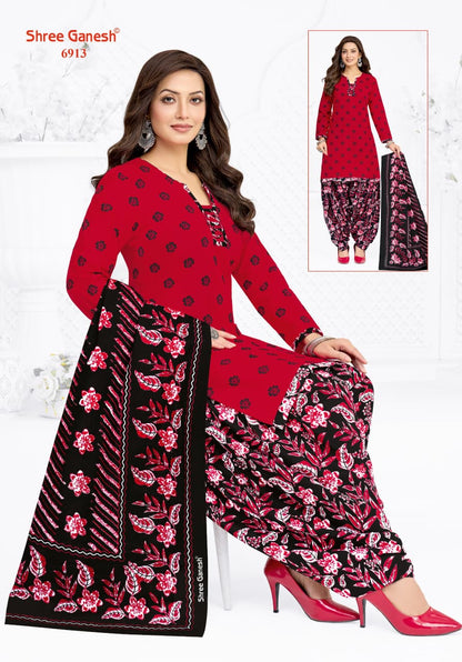 Panchi Vol 19 Shree Ganesh Cotton Dress Material Exporter