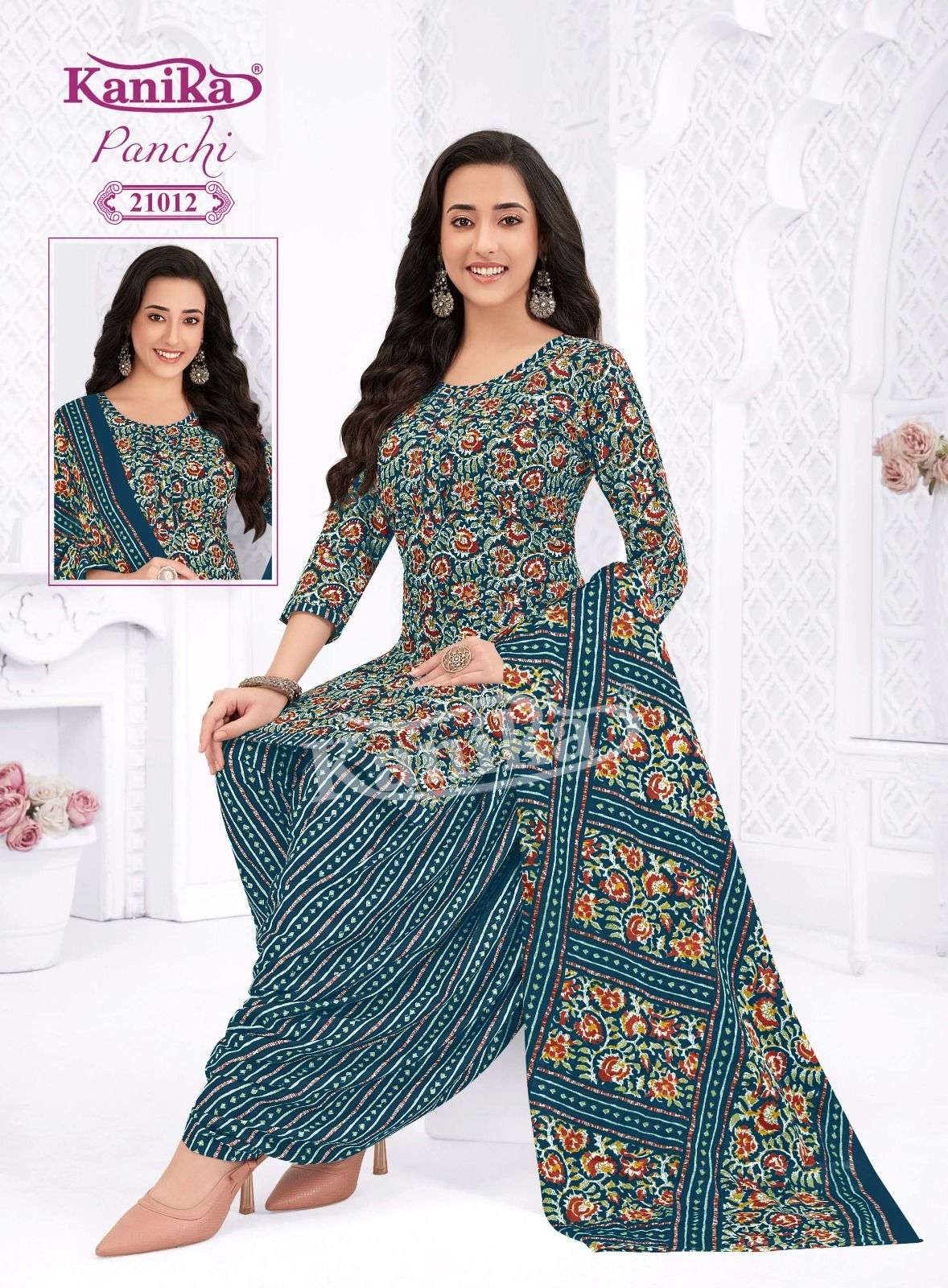 Panchi Vol 21 Kanika Readymade Cotton Patiyala Suits Wholesaler Ahmedabad