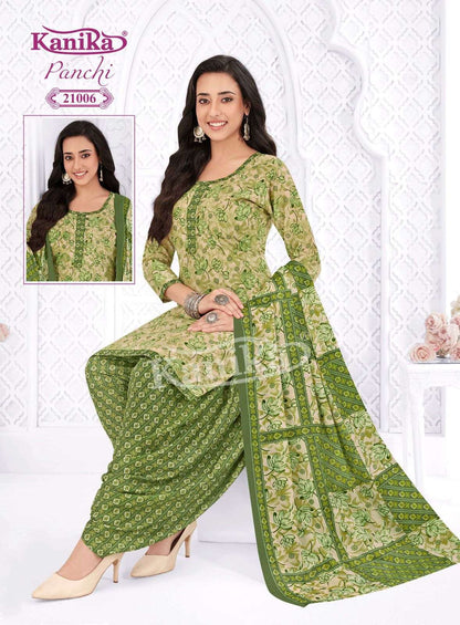 Panchi Vol 21 Kanika Readymade Cotton Patiyala Suits Wholesaler Ahmedabad