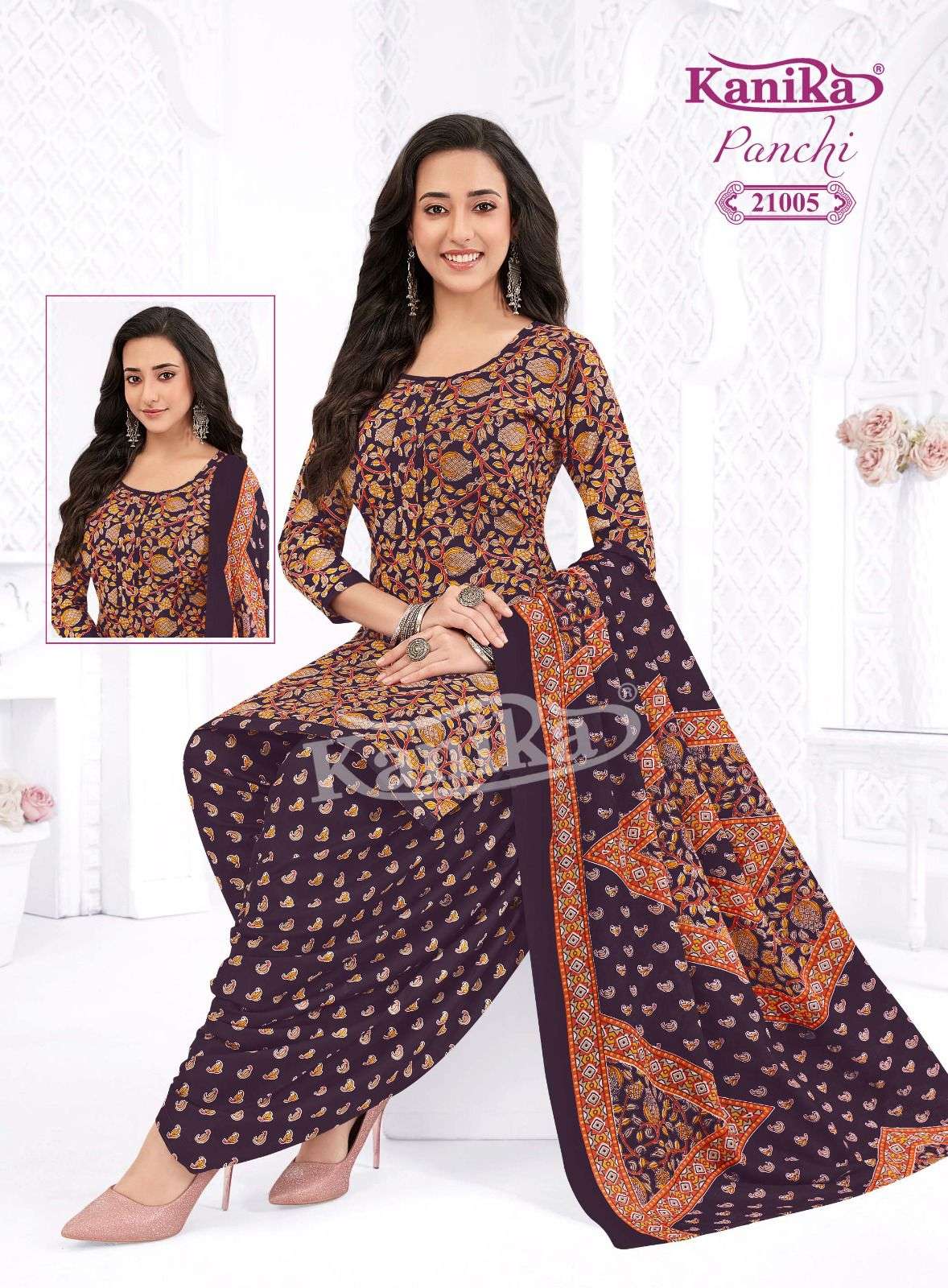 Panchi Vol 21 Kanika Readymade Cotton Patiyala Suits Wholesaler Ahmedabad