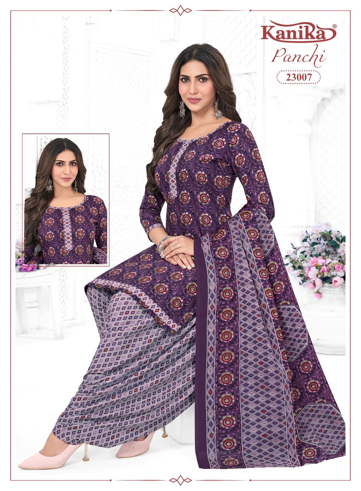 Panchi Vol 23 Kanika Readymade Cotton Patiyala Suits Supplier