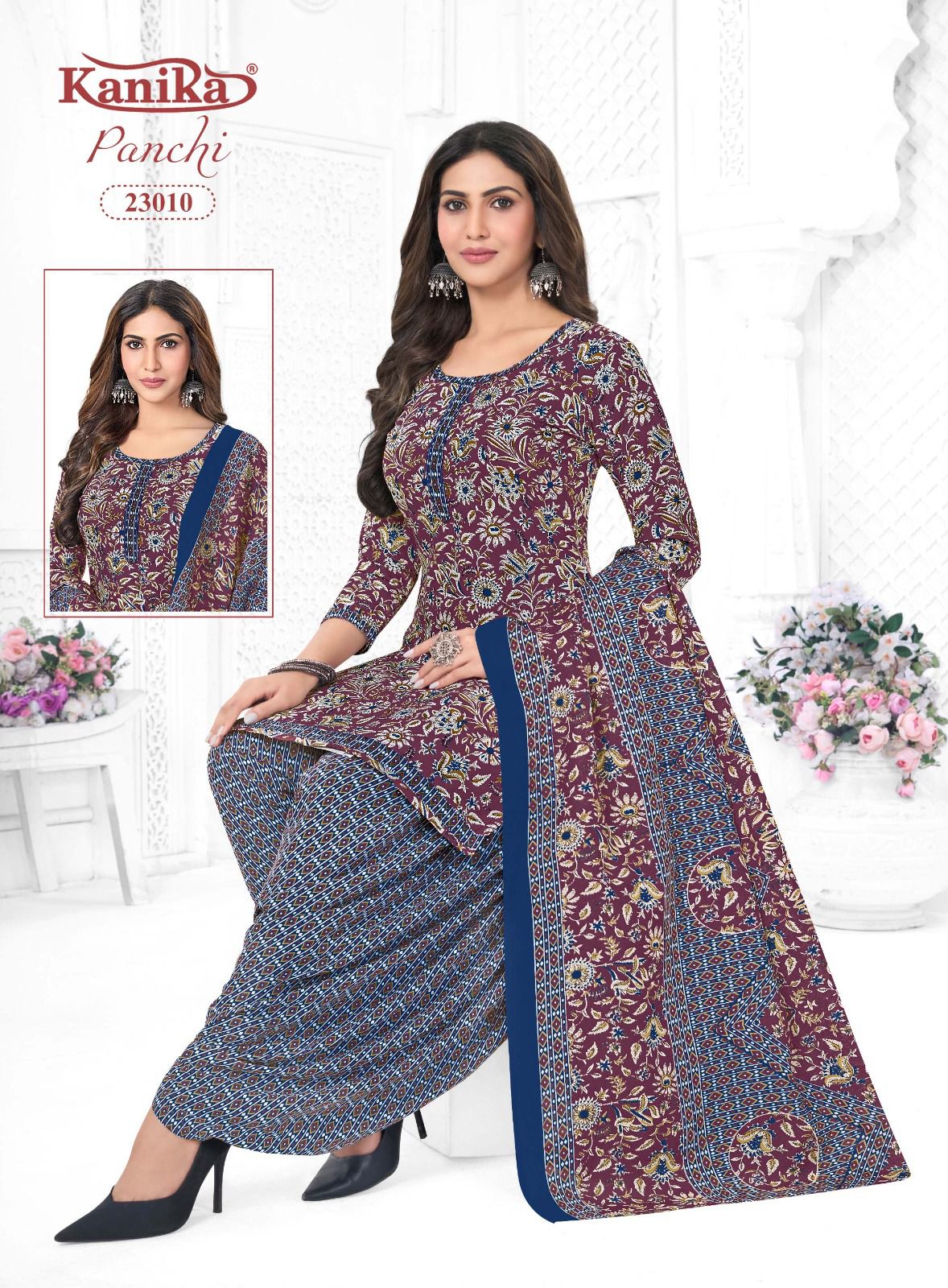 Panchi Vol 23 Kanika Readymade Cotton Patiyala Suits Supplier