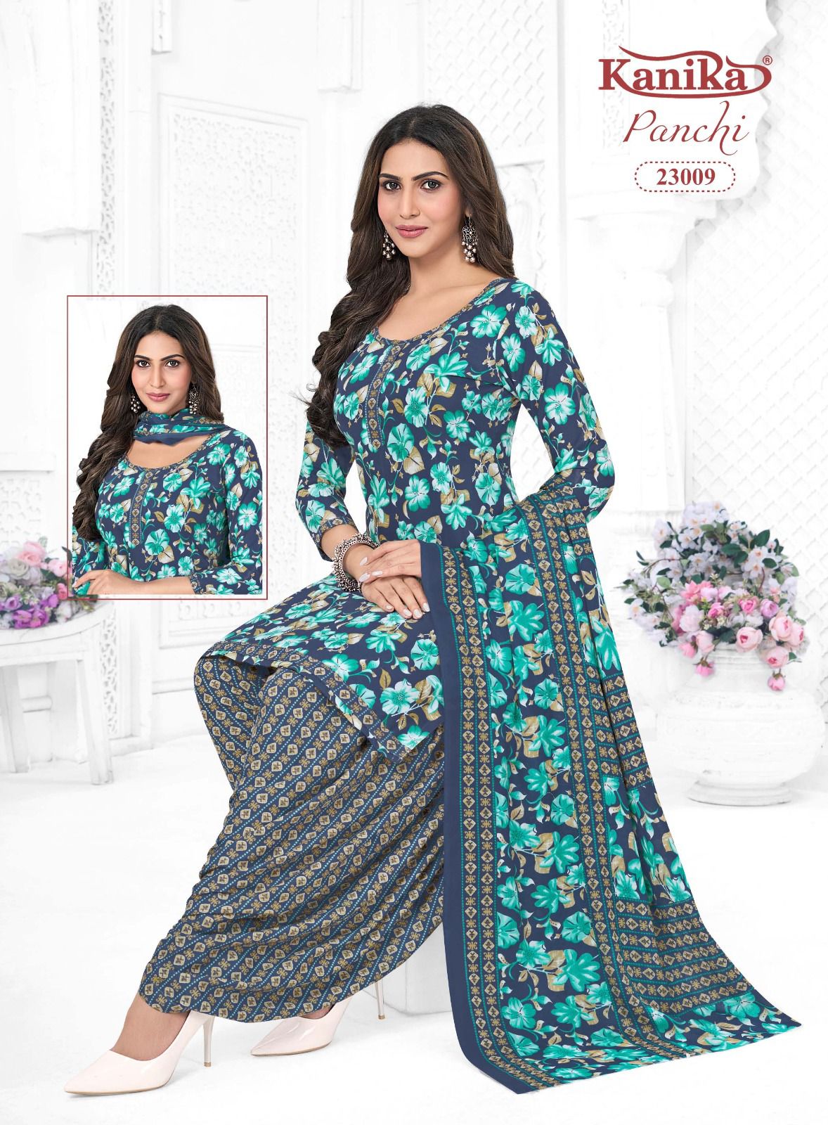 Panchi Vol 23 Kanika Readymade Cotton Patiyala Suits Supplier