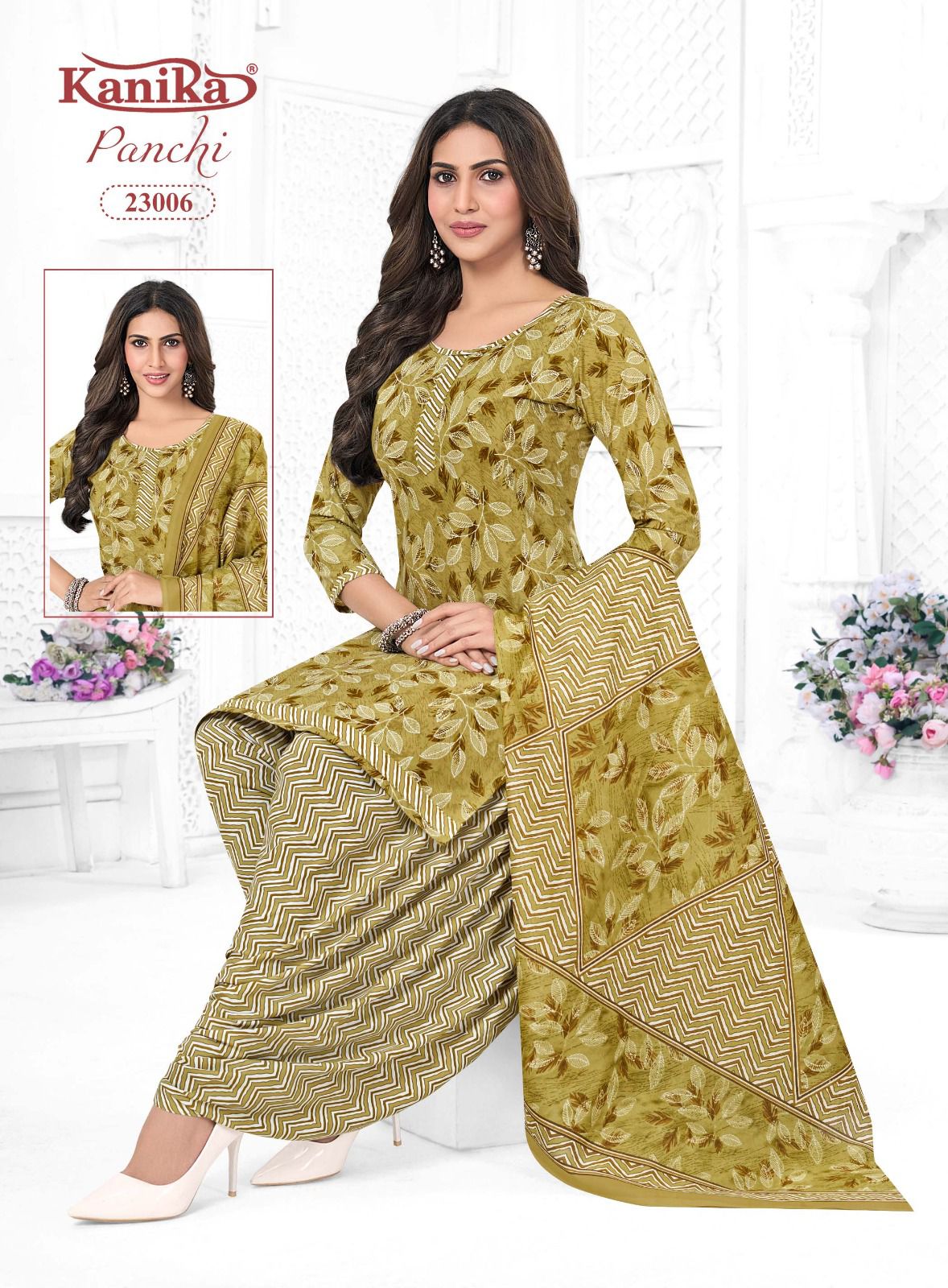 Panchi Vol 23 Kanika Readymade Cotton Patiyala Suits Supplier