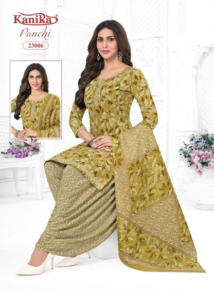 Panchi Vol 23 Kanika Readymade Cotton Patiyala Suits Supplier