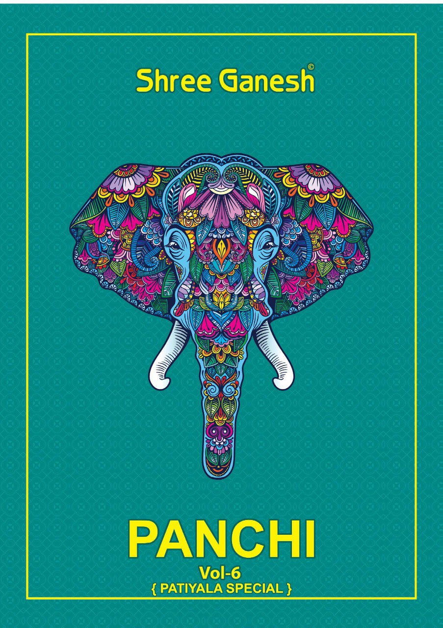 Panchi Vol 6 Shree Ganesh Readymade Cotton Patiyala Suits Wholesale Price