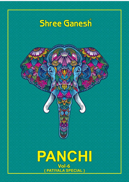 Panchi Vol 6 Shree Ganesh Readymade Cotton Patiyala Suits Wholesale Price