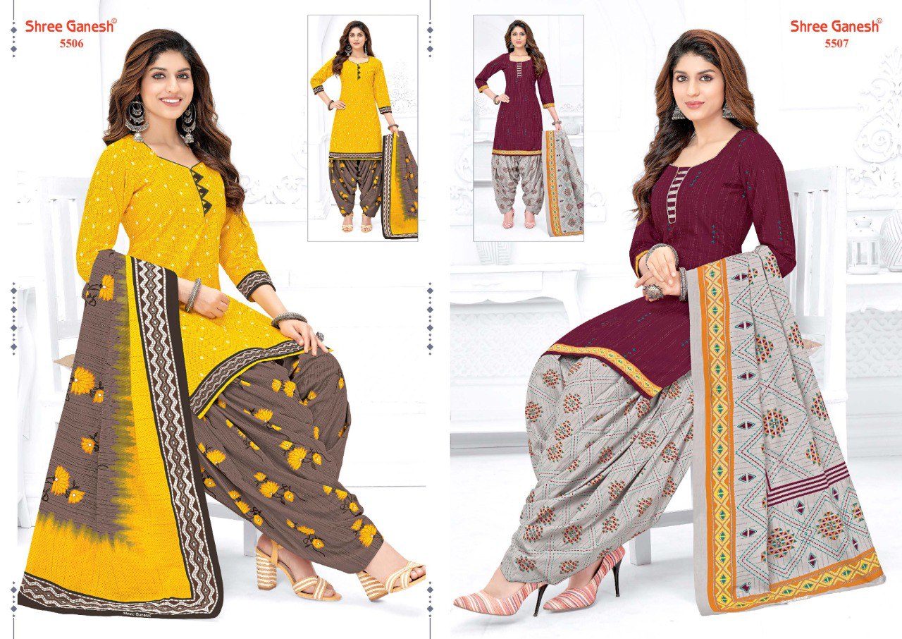 Panchi Vol 6 Shree Ganesh Readymade Cotton Patiyala Suits Wholesale Price