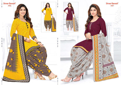 Panchi Vol 6 Shree Ganesh Readymade Cotton Patiyala Suits Wholesale Price