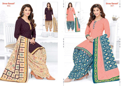 Panchi Vol 6 Shree Ganesh Readymade Cotton Patiyala Suits Wholesale Price