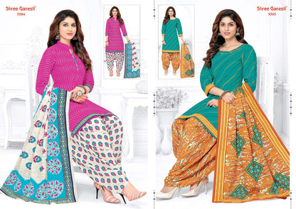 Panchi Vol 6 Shree Ganesh Readymade Cotton Patiyala Suits Wholesale Price