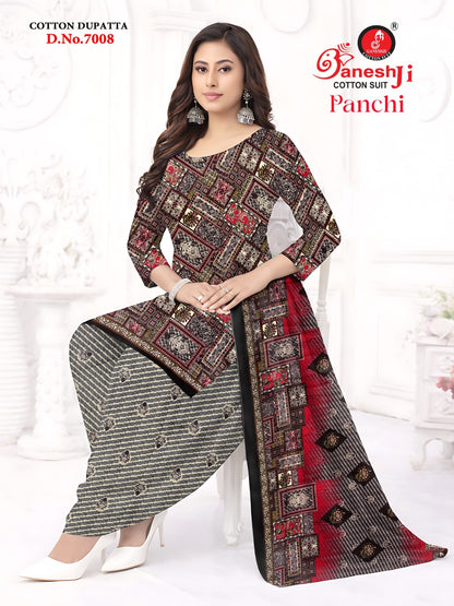 Panchi Vol 7 Ganeshji Indo Cotton Dress Material Manufacturer Gujarat