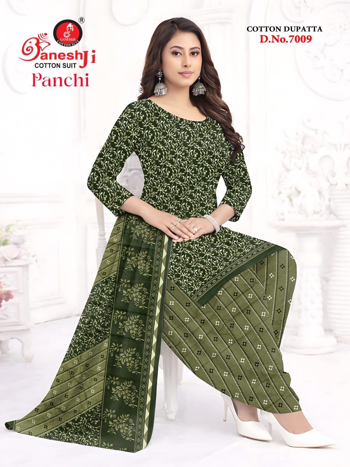 Panchi Vol 7 Ganeshji Indo Cotton Dress Material Manufacturer Gujarat