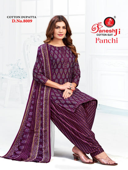 Panchi Vol 8 Ganeshji Cotton Dress Material Manufacturer Ahmedabad
