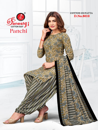 Panchi Vol 8 Ganeshji Cotton Dress Material Manufacturer Ahmedabad