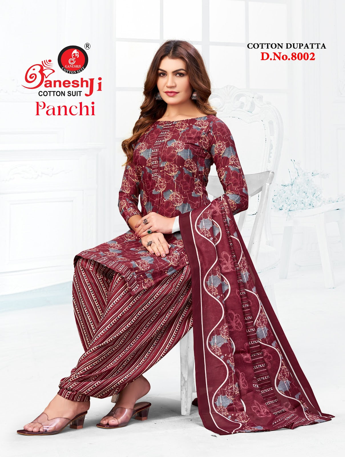 Panchi Vol 8 Ganeshji Cotton Dress Material Manufacturer Ahmedabad