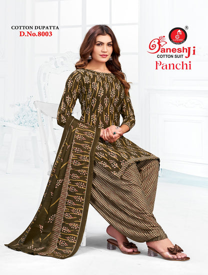 Panchi Vol 8 Ganeshji Cotton Dress Material Manufacturer Ahmedabad