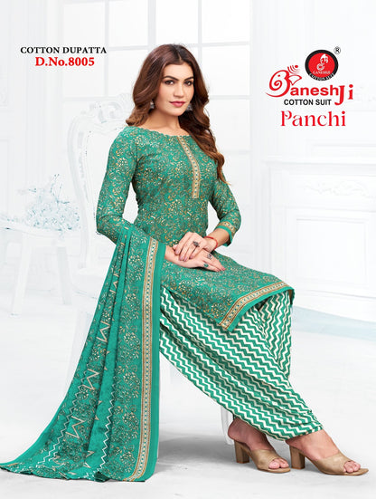 Panchi Vol 8 Ganeshji Cotton Dress Material Manufacturer Ahmedabad