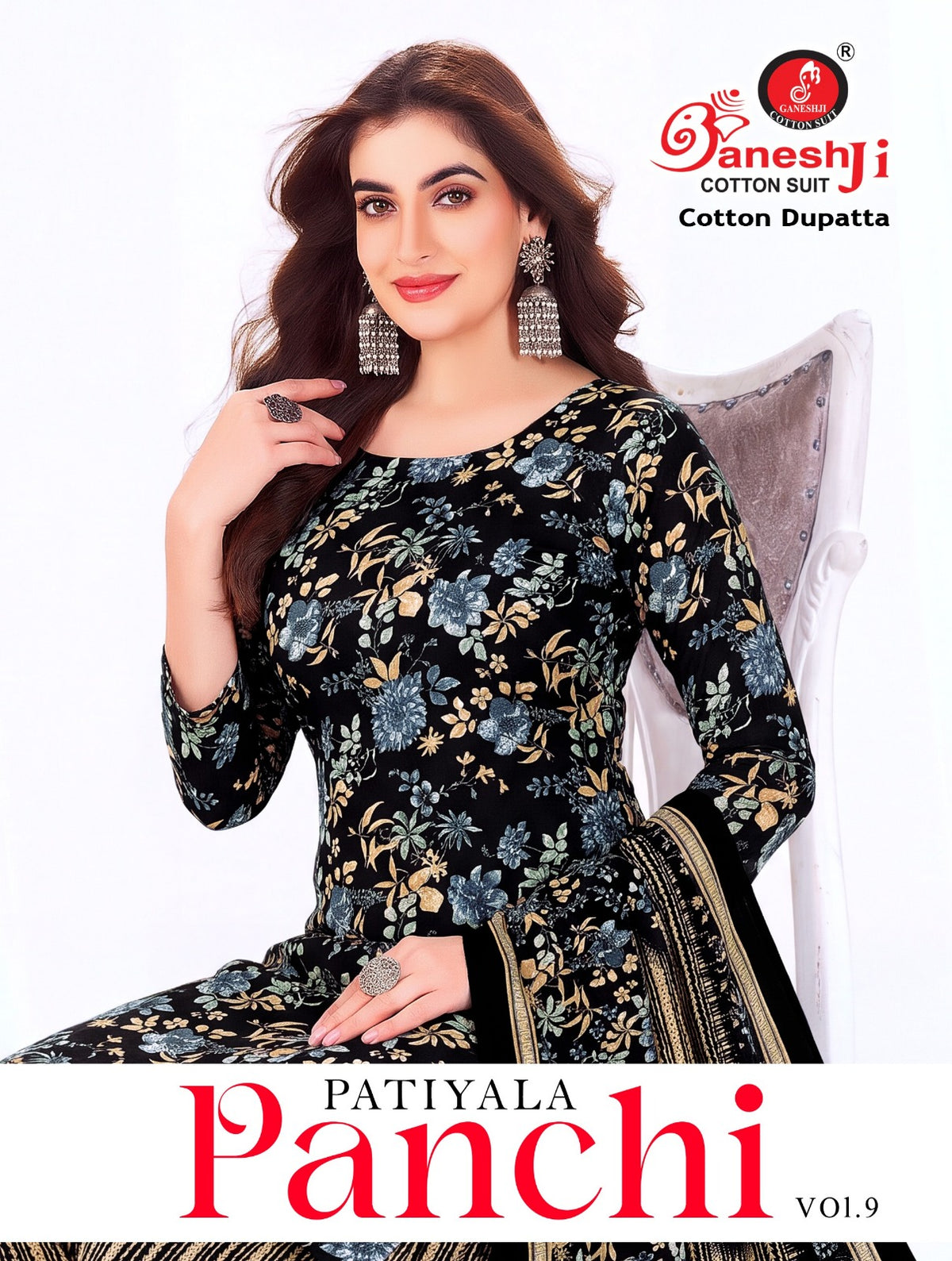 Panchi Vol 9 Ganeshji Cotton Dress Material Manufacturer Ahmedabad