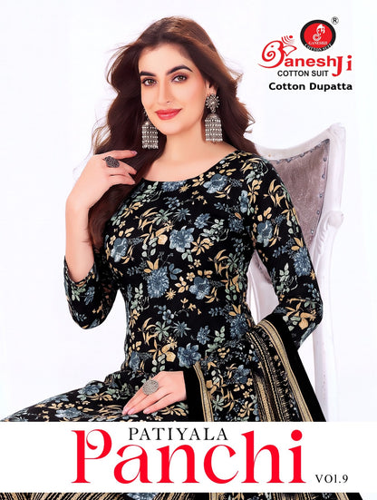Panchi Vol 9 Ganeshji Cotton Dress Material Manufacturer Ahmedabad