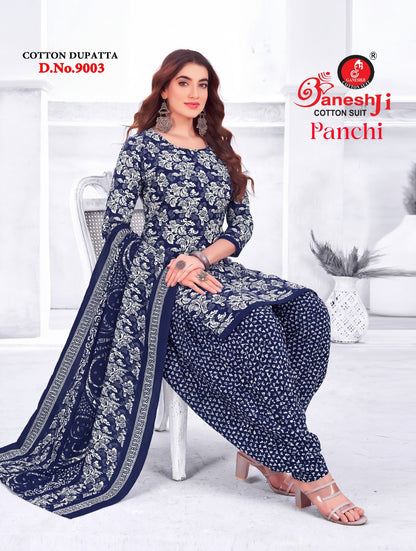 Panchi Vol 9 Ganeshji Cotton Dress Material Manufacturer Ahmedabad