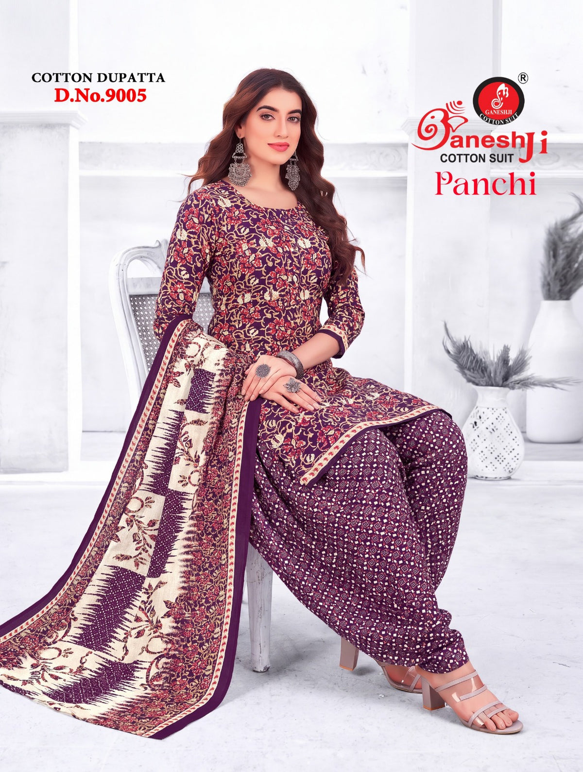 Panchi Vol 9 Ganeshji Cotton Dress Material Manufacturer Ahmedabad