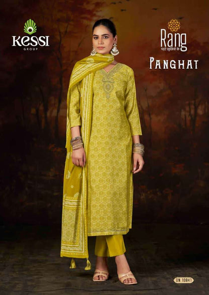 Panghat Kessi Rang Modal Pant Style Suits Manufacturer India