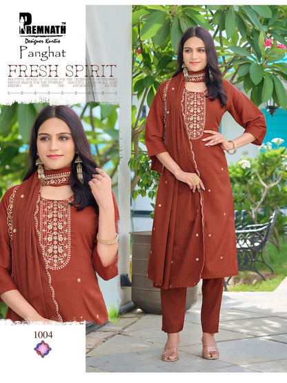 Panghat Premnath Delta Readymade Pant Style Suits Wholesaler Gujarat